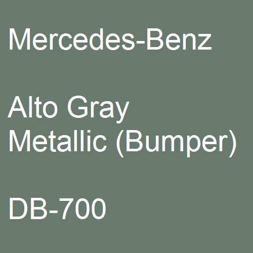 Mercedes-Benz, Alto Gray Metallic (Bumper), DB-700.